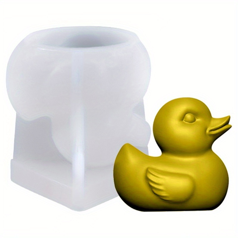 

3d Duck-shaped Silicone Mold For Diy Decorations - Home & Desktop Accents, Mold Silicone For Crafts