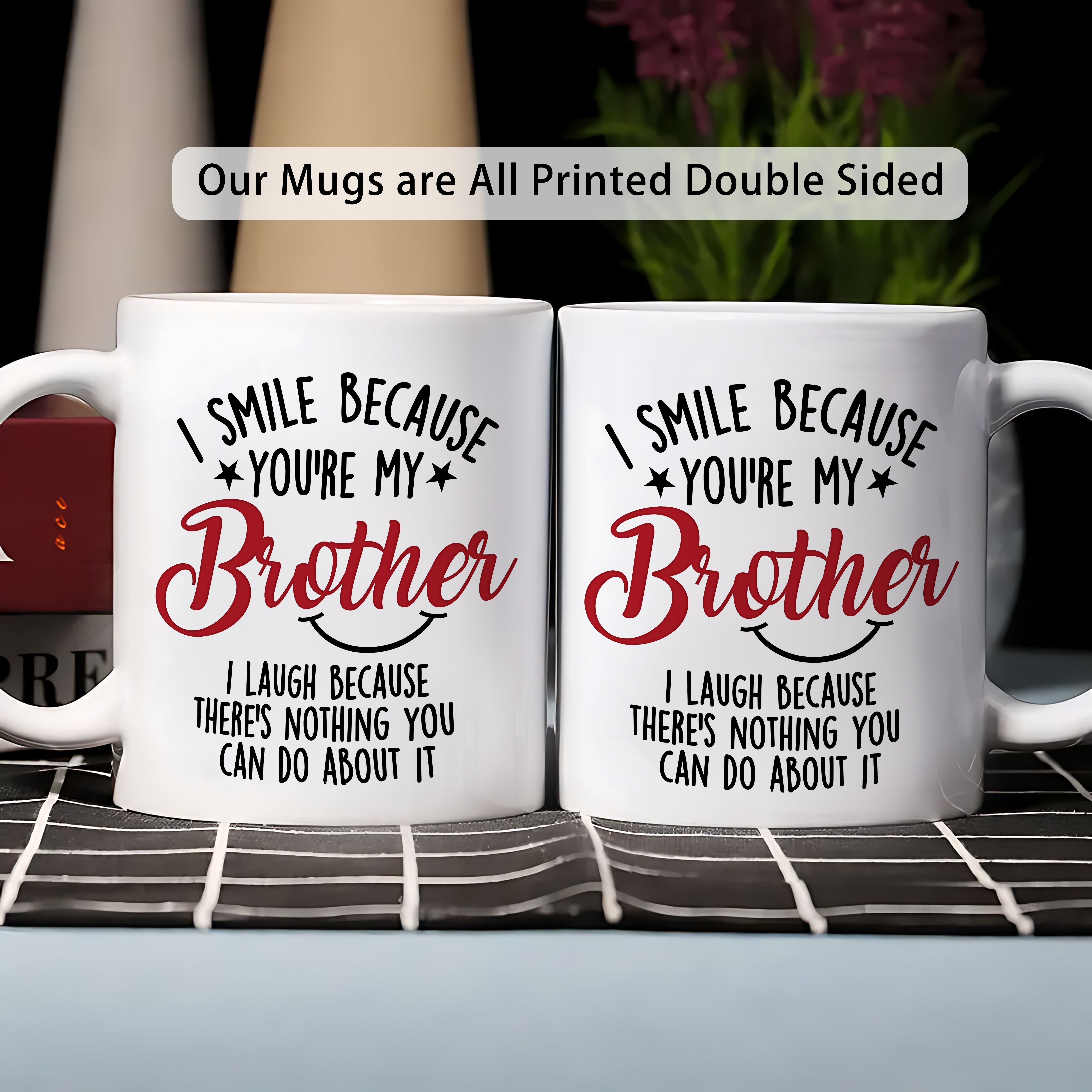 1pc coffee mug ceramic coffee cup gift for brother christmas halloween thanksgiving day birthday valentines day gift funny tea cup 3