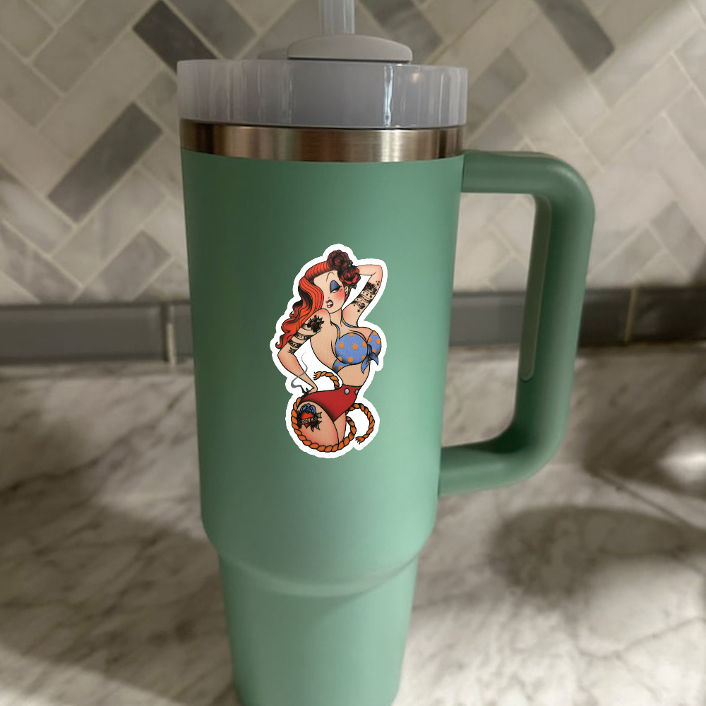 Adesivo Puppi Auto Style Sticker JDM CAMION Bike Oldschool Girl - Foto 13