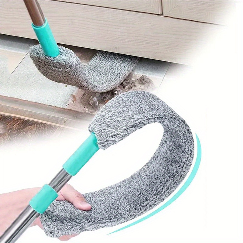 Versatile Microfiber Dusting Brush Set With Extendable Handle - Wet/dry, Flexible Crevice Tool For Cleaning - Perfect For Bedroom, Living Room, Kitchen