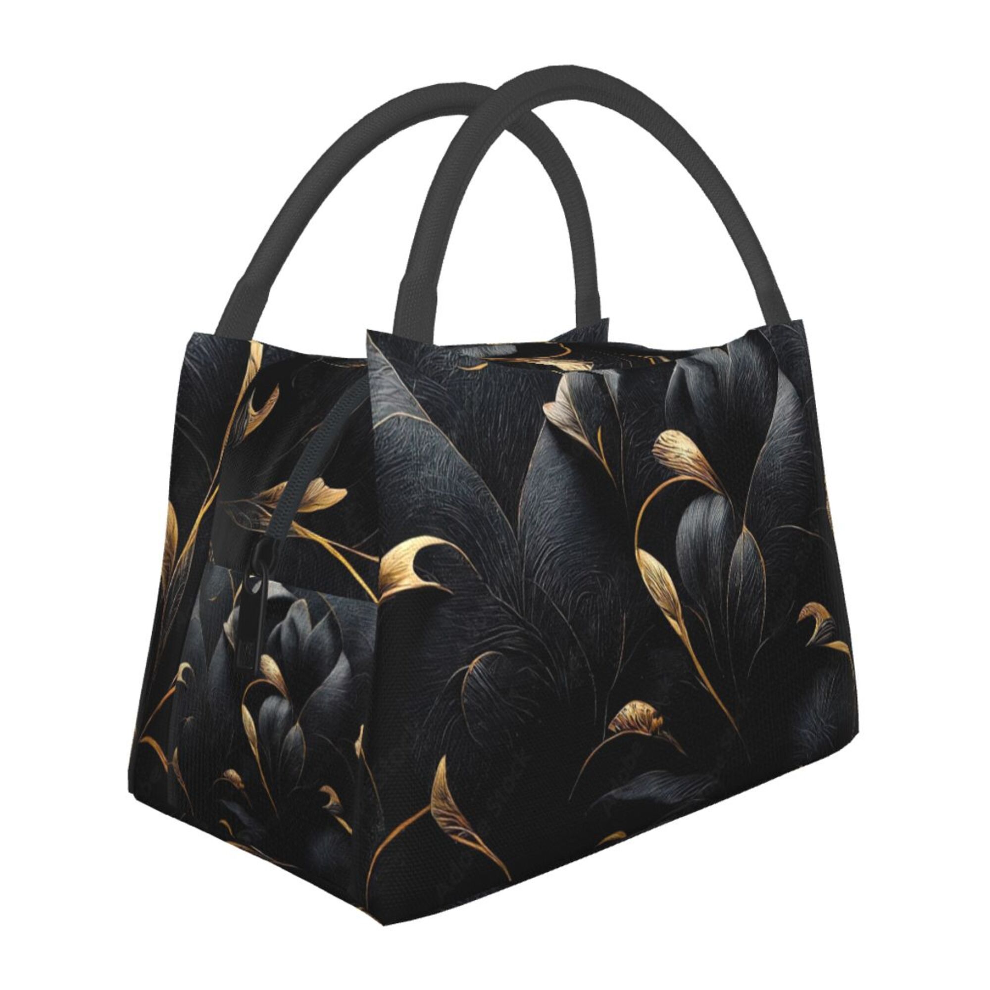 TEMU 1pc With Branch Pattern, Portable Reusable Cooling Bag, Insulated Bag, Insulated Lunch Bag, Essential For Camping, Picnics, And . Suitable For