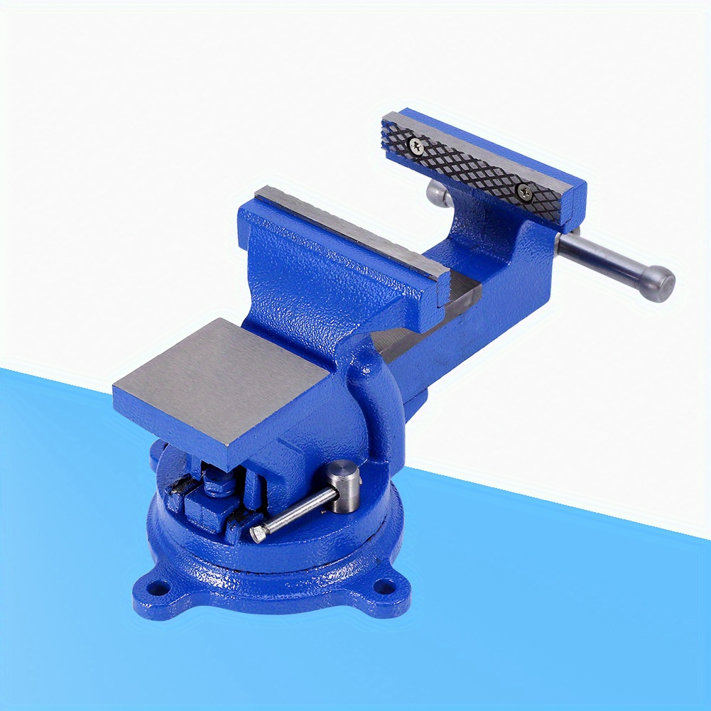 TEMU Keenso 4- Inch Vice 360° Bench Vice Workshop Clamp Engineers 100mm Jaw Workshop Heavy Duty