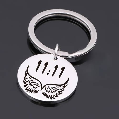 single item 11 11 gift gift friendship gift 11 11 angel number keychain keychain