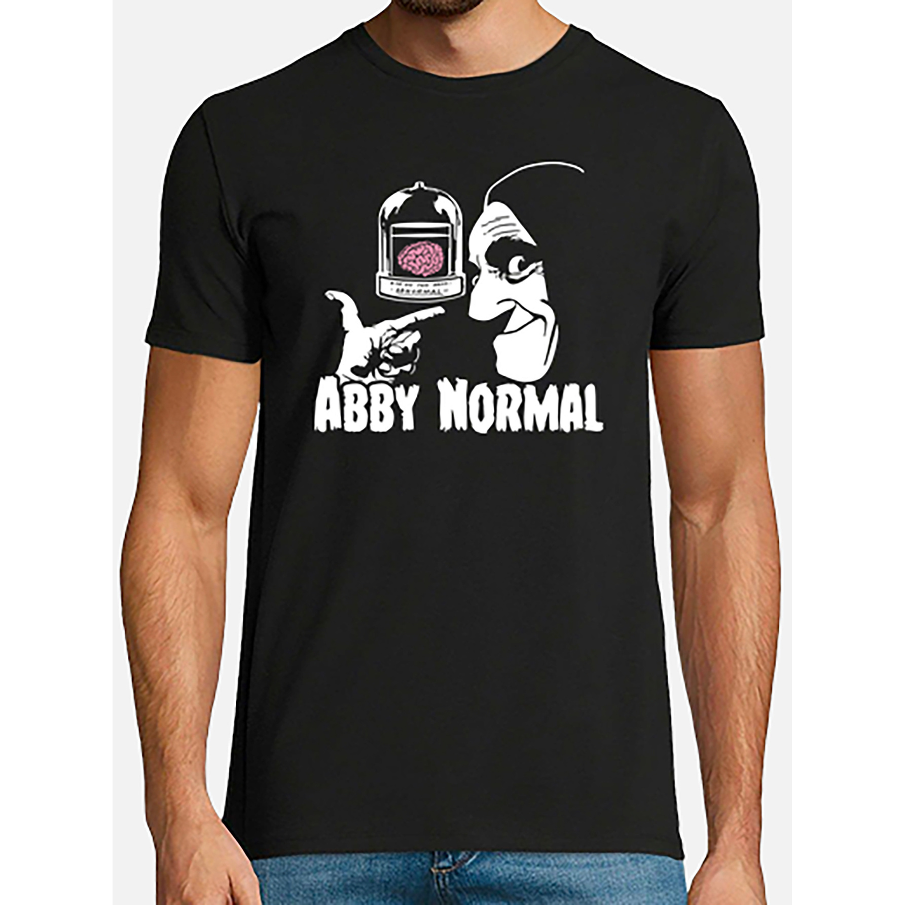 

Normal Graphic Tee - Men's Funny Cotton Short-sleeve T-shirt With Young Design, Black With , Comfortable And Breathable For Casual Attire