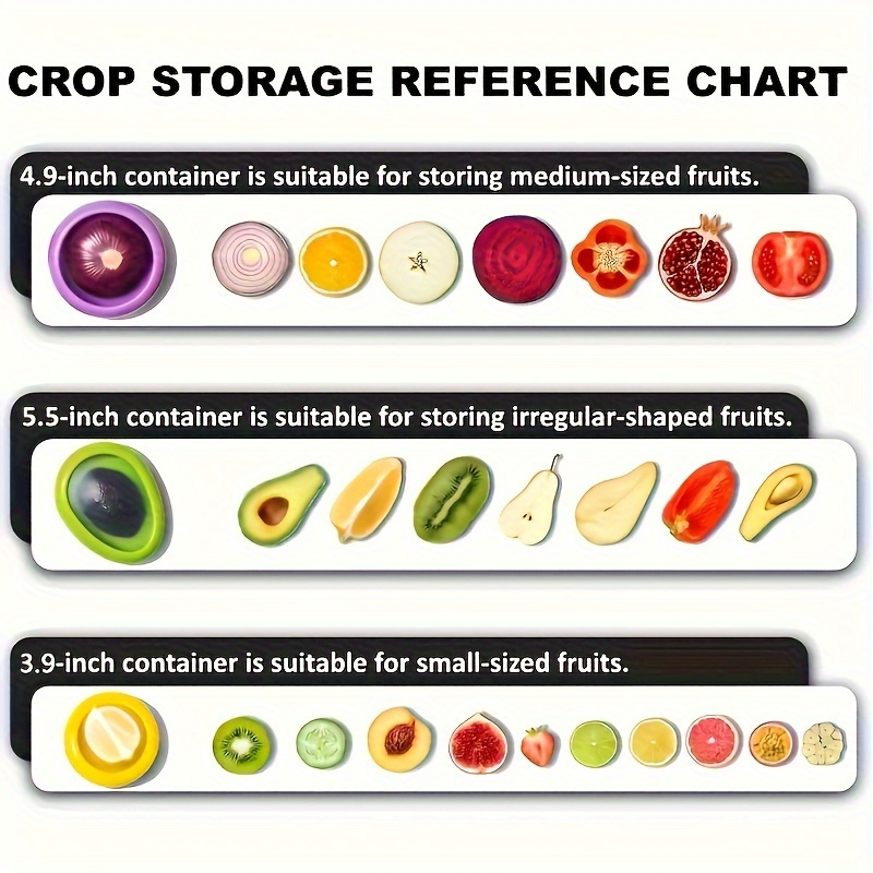 2024 premium silicone fruit and vegetable storage box reusable refrigerator container for avocado tomato onion lemon 4pcs details 5