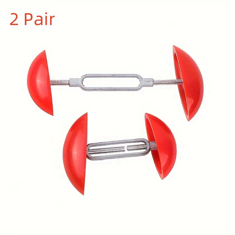 TEMU 1pair Adjustable Mini Shoe Stretcher - Portable Plastic Shoe Extender For Perfect Fit And Comfort