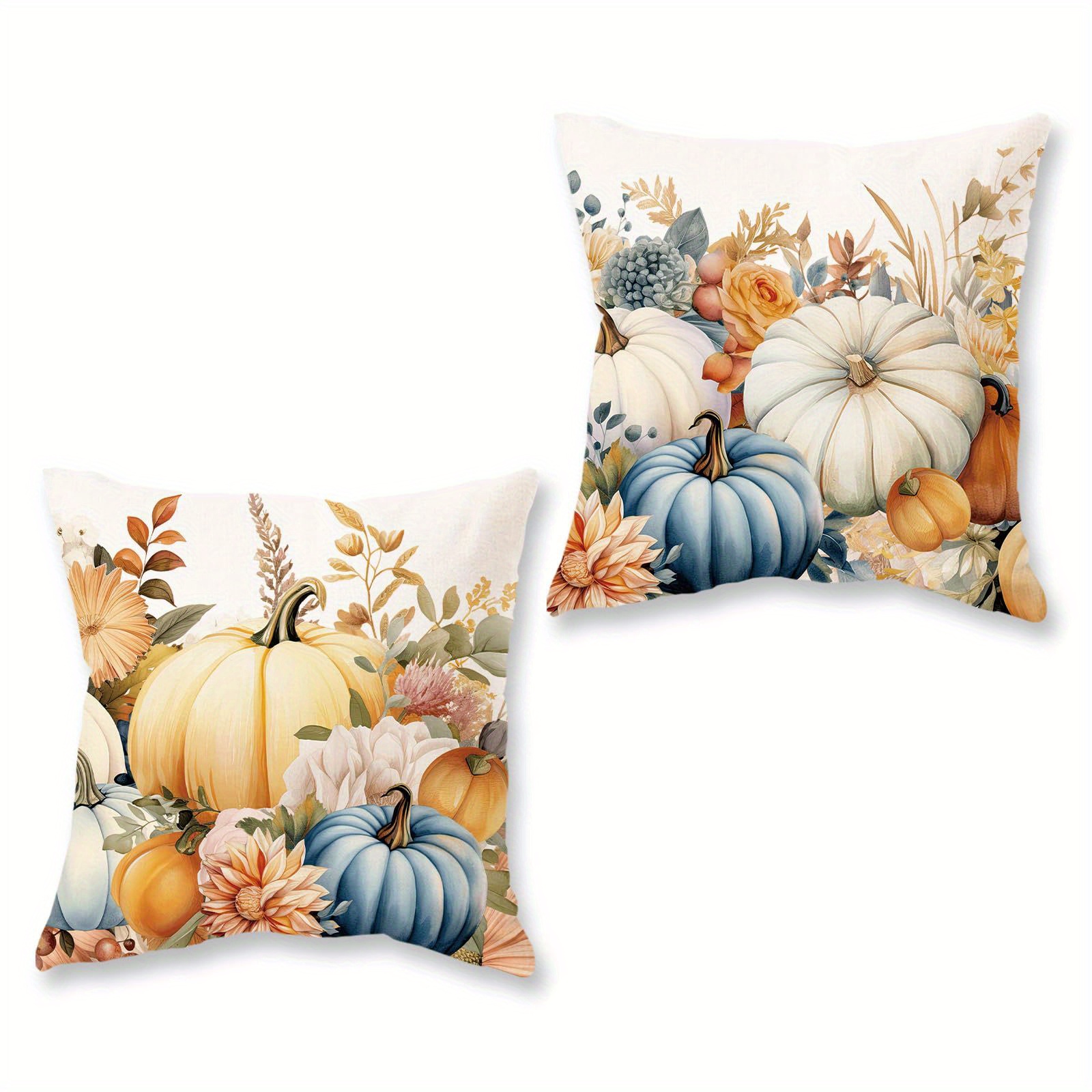 

2pcs & - Seasonal Decor For , , And Zip , , And Texture - 18x18