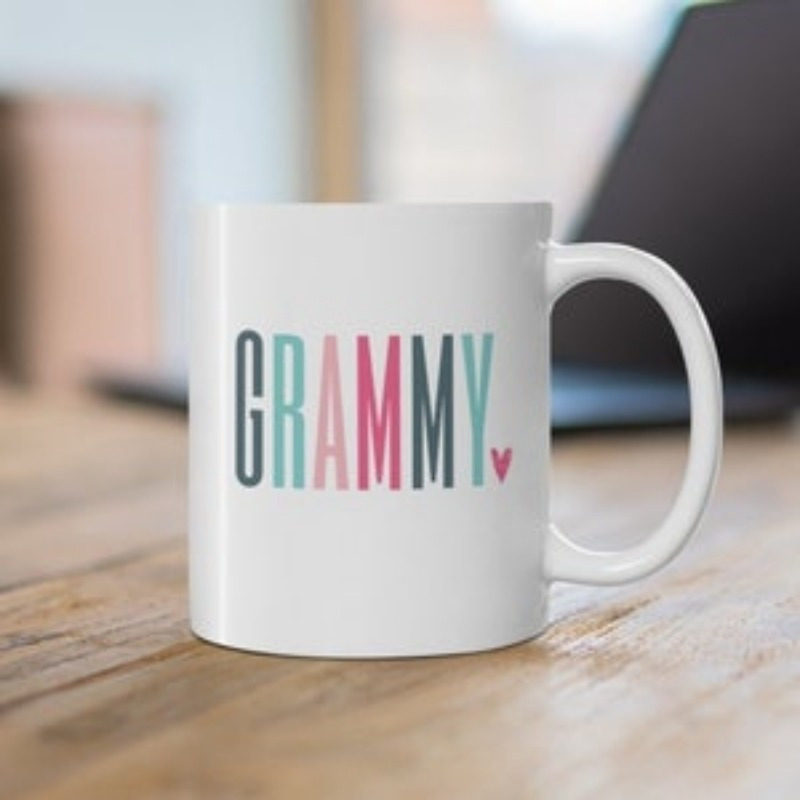 

1pc, Grammy Ceramic Mug 11oz, Grammy Coffee Mug, Grammy Mug, Mug For Grandma, Grandma Mug, Pregnancy Announcement Gift