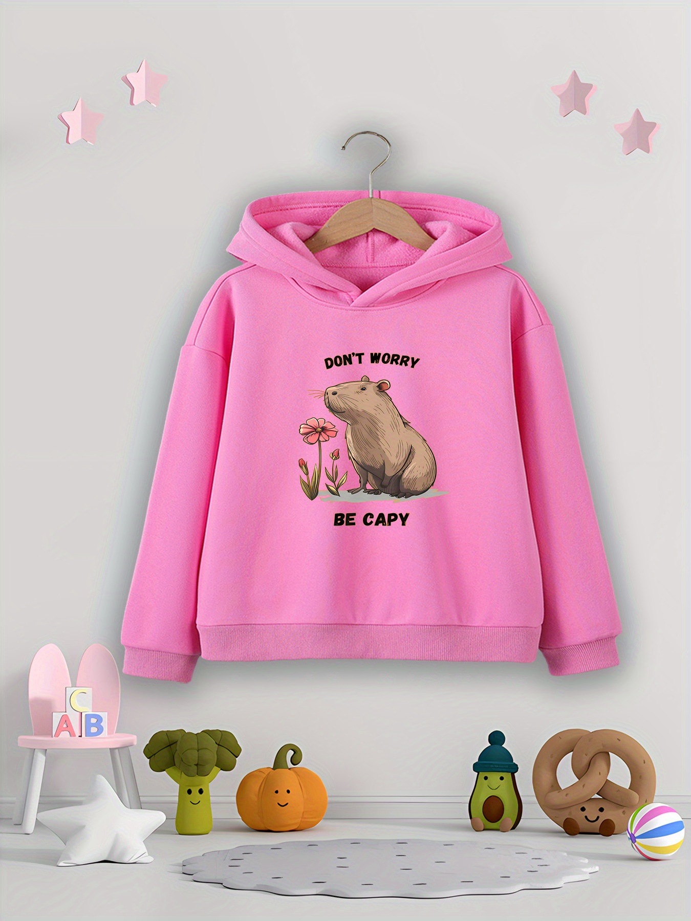 Capybara Kapuzenpullover Für Kinder - Weicher Winter Hoodie