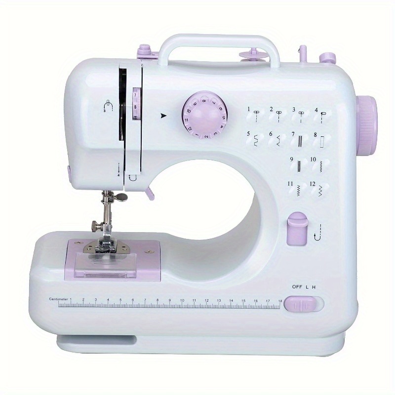 

Portable Sewing 12- Suitable Overlock , Sewing, Thread Winding, And Accessories, - 100v-130v, Us , Purple, For , , Sewing, And