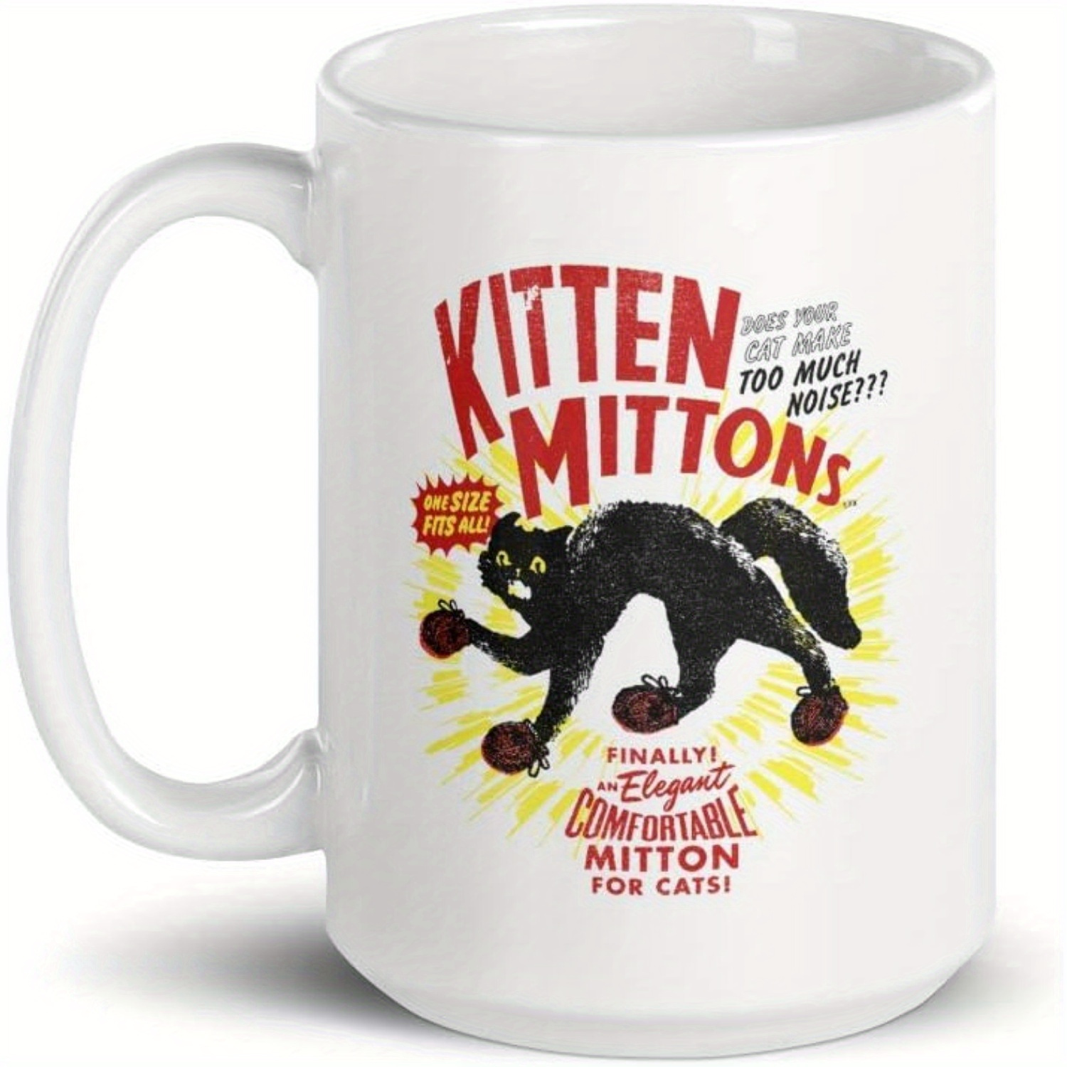 

Fx It's Always Sunny In Philadelphia Kitten Mittons White Mug (11 Oz)