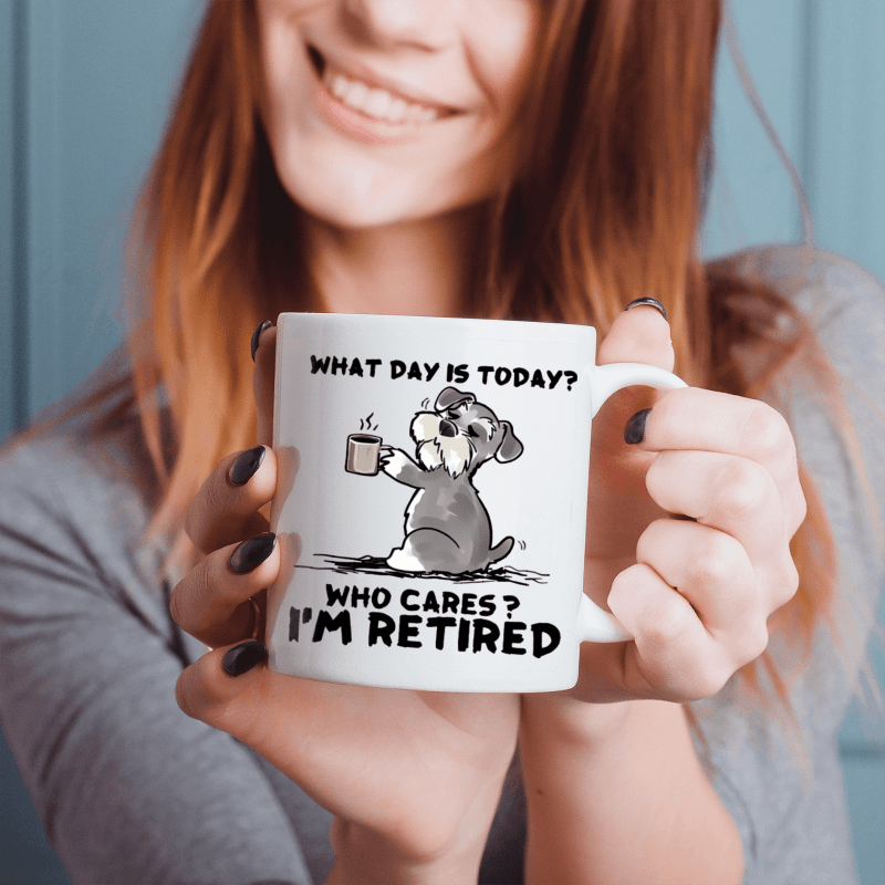 

1pc Funny Retiree Mug - 11oz White Ceramic Coffee Mug With Humorous Quote - Perfect Birthday, Holiday, Christmas, And New Year Gift For Retired Friends And Family Members