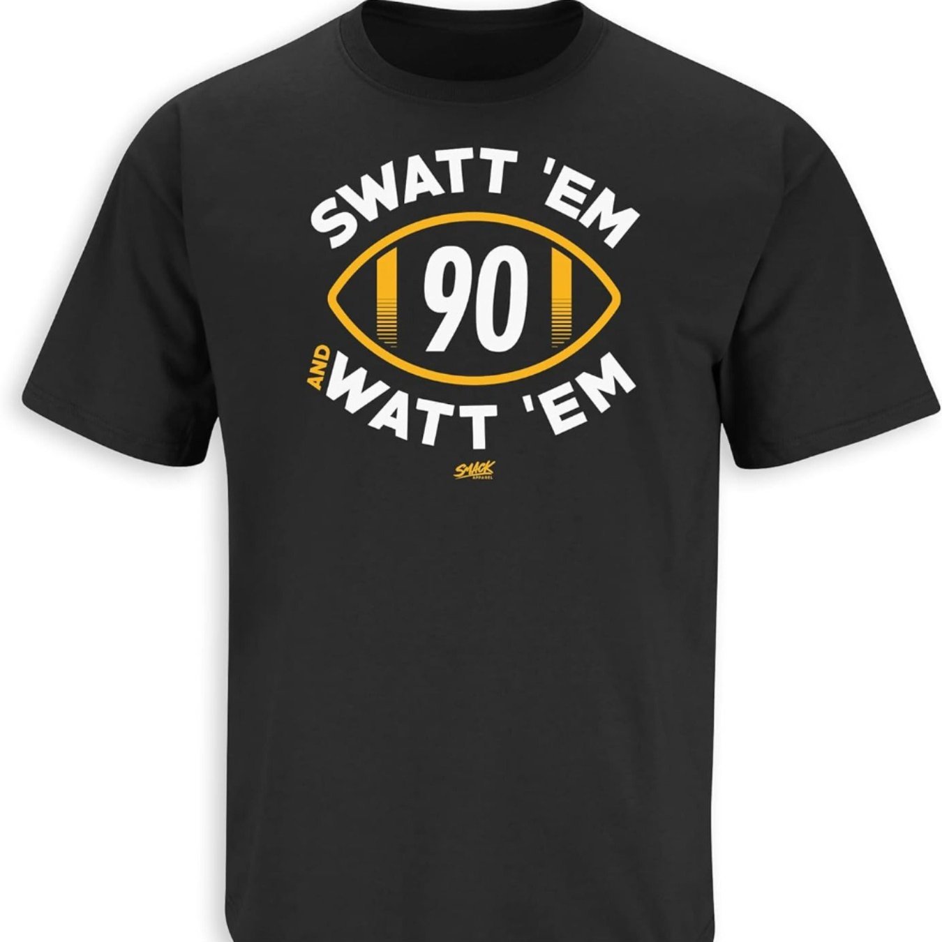 

Pittsburgh Football Fans' 'slap Them, Watt Them' T-shirts