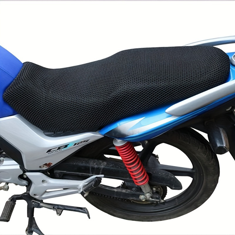 

1pc Premium Motorcycle Seat Cushion - Pc Material, Non-slip Design For & Protection