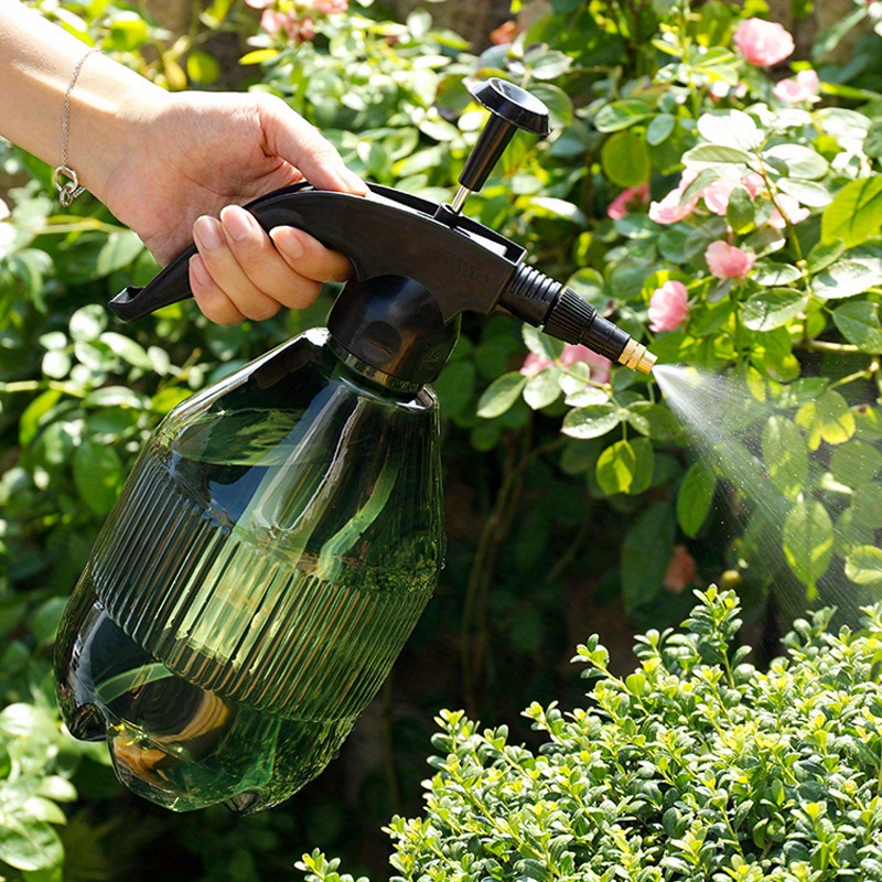 

Garden Watering Can With Adjustable Nozzle | Plastic Handheld Pressure Sprayer For Gardening & Home Use | Large Capacity Mist Spray Bottle