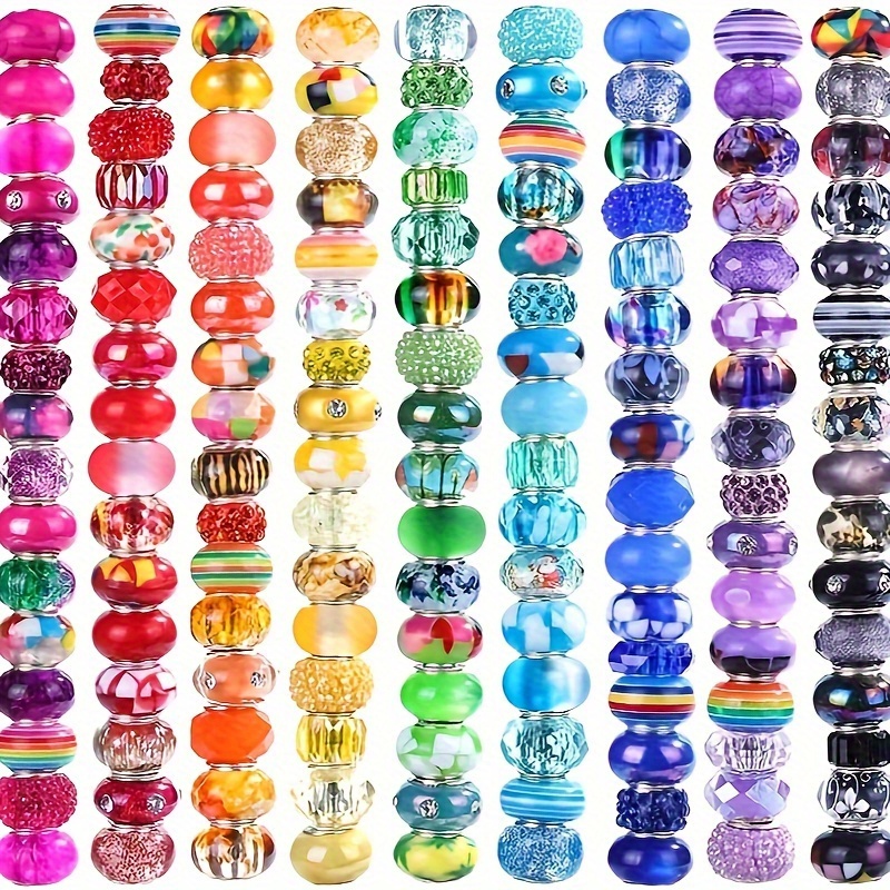 50 80 100 120 150pcs multicolor acrylic spacer beads with large hole 12mm decorative beads suitable for diy pens keychains and jewelry making 0