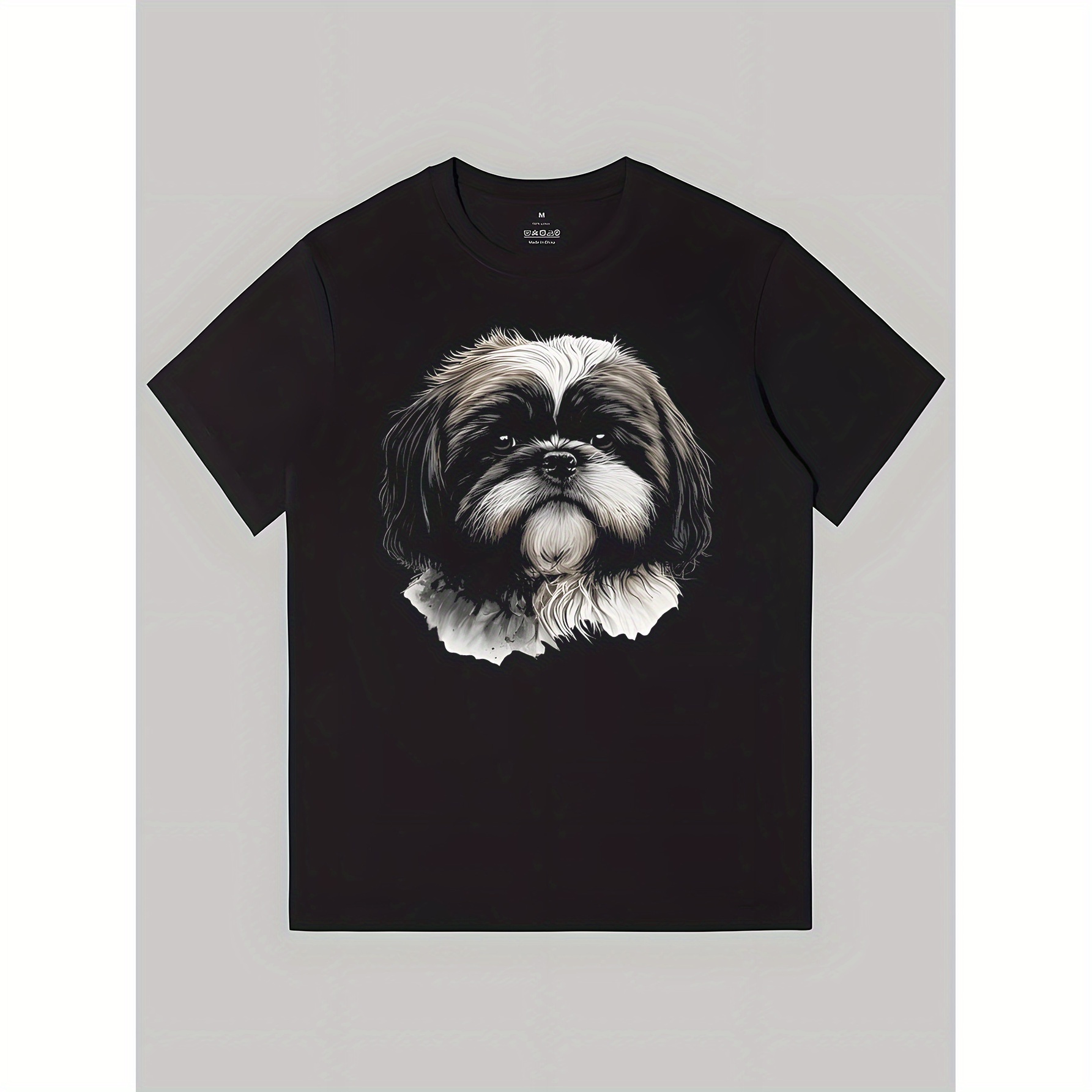 

1 Piece, Shih Tzu Dog Lover - Unisex 2 Print, Summer Comfortable Casual Cotton T Shirt