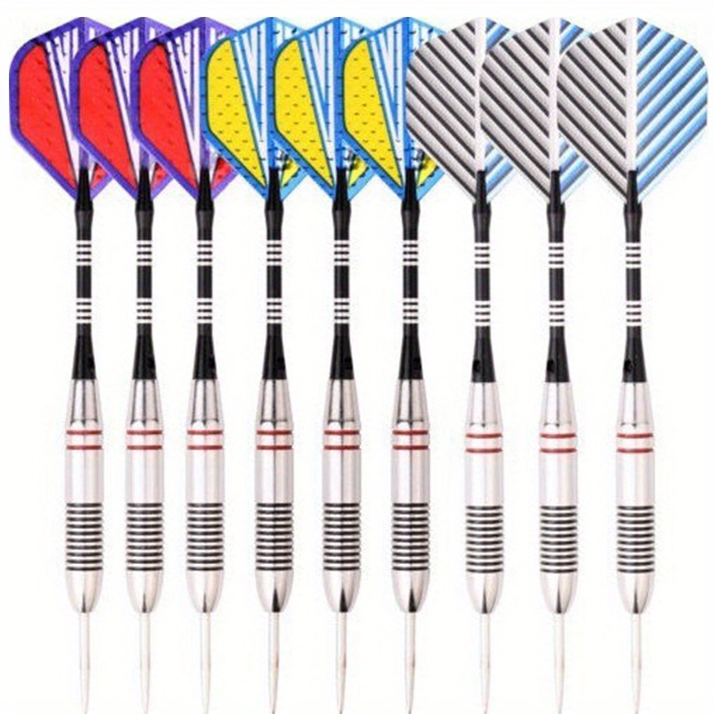 

3pcs Premium Stainless Steel Darts, 24g - & Anti-fall Design For