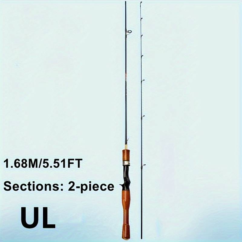 Canne à Mouche 8W En Fibre De Carbone - 2,7 M - 4 Sections - Action Rapide - Pour Eau Salée