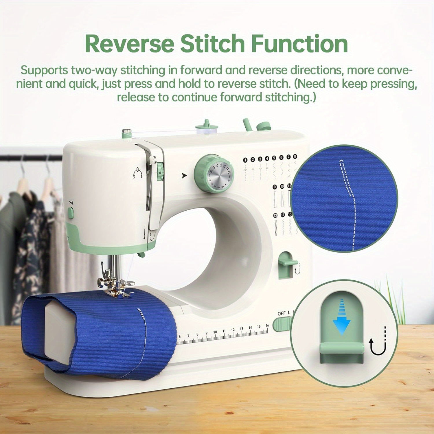 Household Mini Multi functional Sewing Machine Lock Lock eye Temu