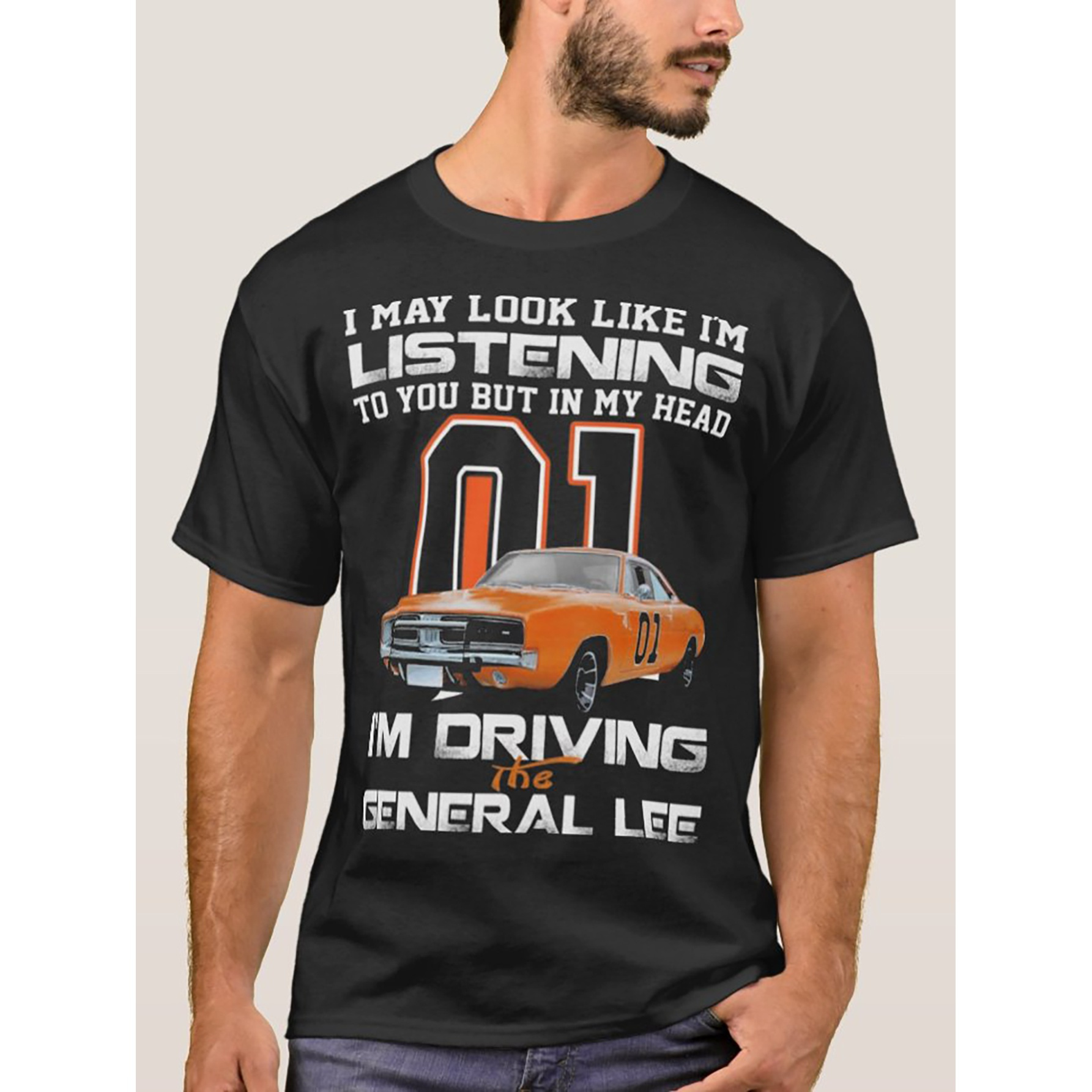 

Im Driving T-shirt Mens Unisex Funny Cotton Short-sleeve T-shirt