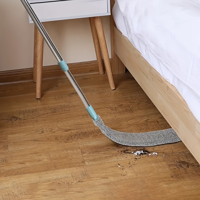 1pc Extendable Gap Dusting Brush with Plastic Handle, Washable Bed Underneath Cleaner, Durable Soft Bristle Brush, for Sofa, Bed, and Furniture, with No Electricity Needed, for Living Room, Bedroom, Bathroom, Kitchen, and Toilet Cleaning Tool
