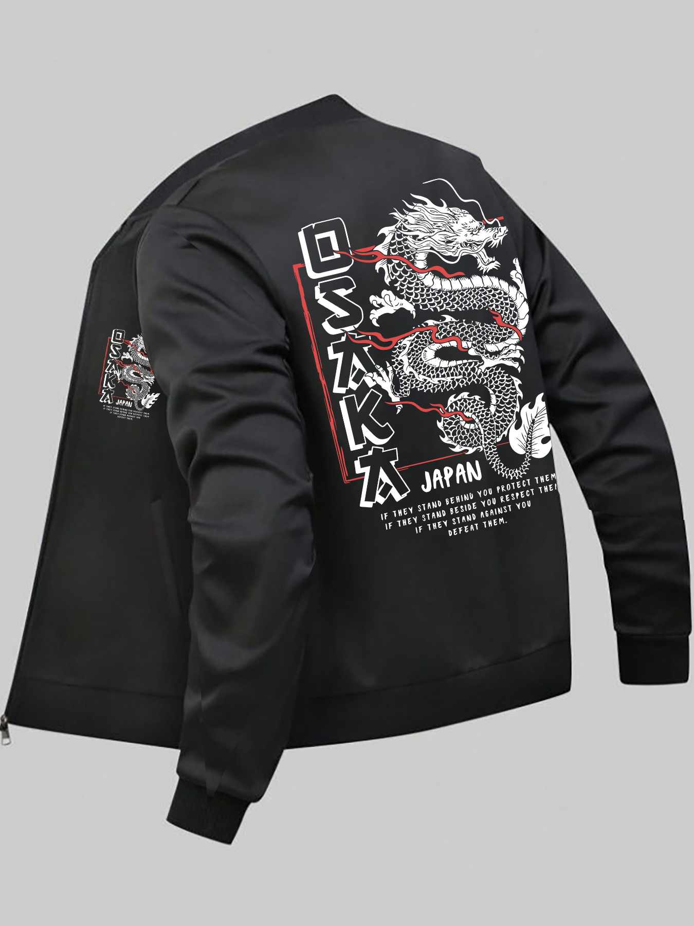 ジャケット・アウター ink DRAGON Remake China Sports Jacket ジャケット・アウター ink DRAGON Remake China Sports Jacket