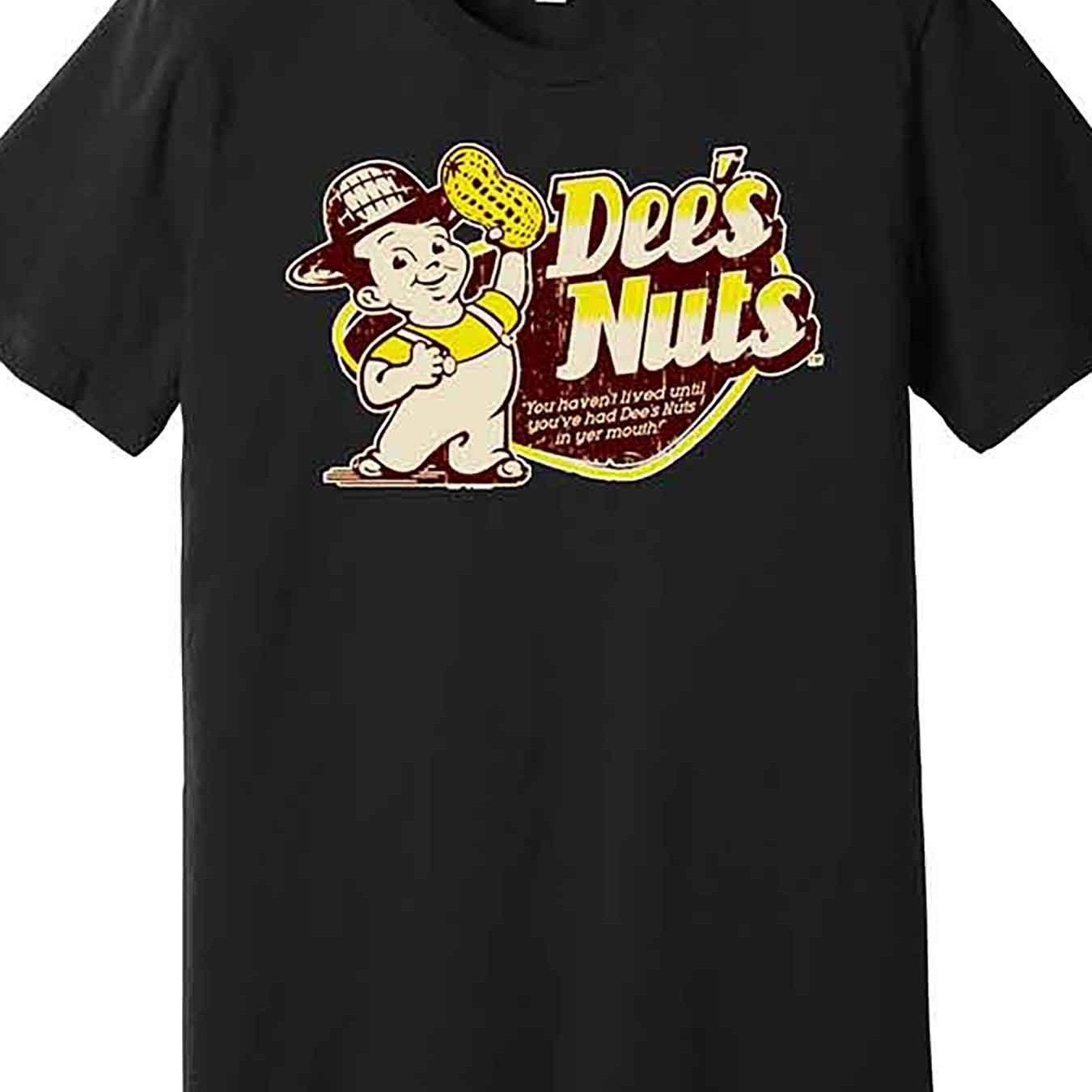 

Funny Retro Nuts Logo High Quality T-shirt 231073 Fun Men's Short Sleeve Pattern T-shirt Series Black Aa