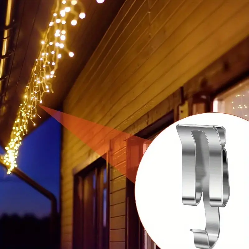 20 metallclips weihnachtsbeleuchtung outdoor lichthaken
