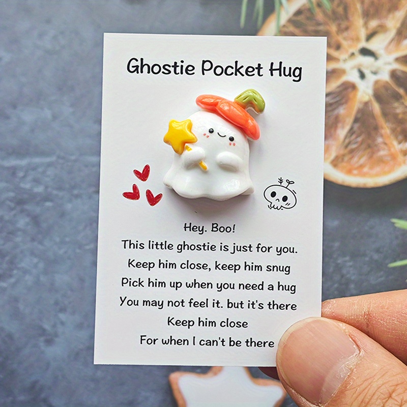 

Pocket Hug Greeting Card - Affectionate Keepsake For Birthday, Valentine's, Friendship Day, Back To School, Missing You - Ideal Gift For Any Occasion, Symbol Of Love And Support