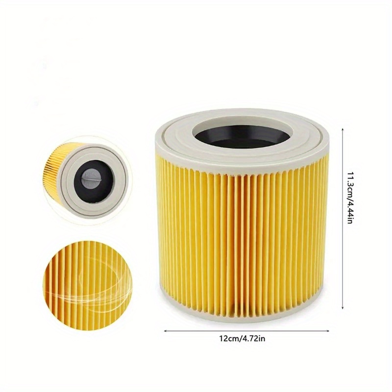 2pcs karcher wd wd2 wd3 wd1 mv3 mv2 series dry and wet vacuum cleaner replacement filter element household cleaning tool accessories details 0