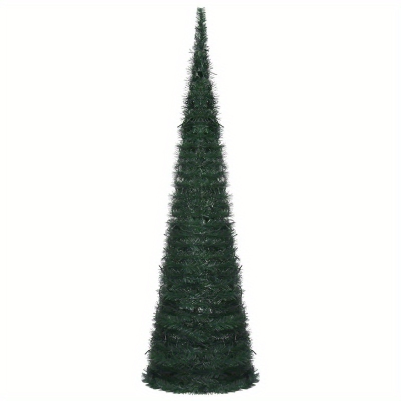 

Pop-up String Artificial Pre-lit Christmas Tree Green 5 Ft