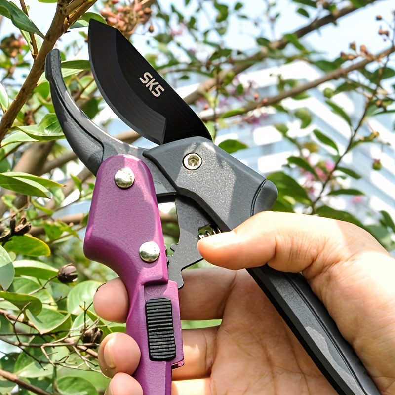 

1pc Heavy Duty Pruning Shears For Women With Weak Hands, Men's Hand Pruners Garden Shears For Arthritic Hands Garden Scissors, Hand Tools