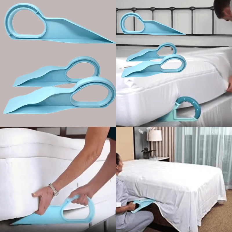 3pcs ergonomic bedding set easy insert mattress sheet holders for home and   hand wash only details 0