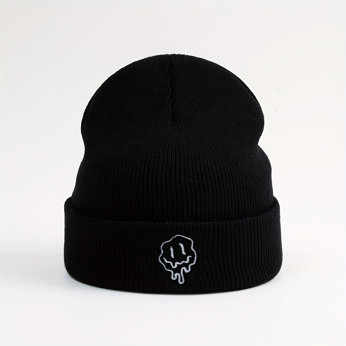 korean style fashionable versatile small cartoon knit beanie - Temu