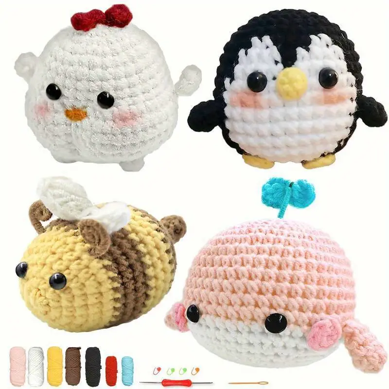 Kit Uncinetto Per Principianti - 40 Pezzi Con Ganci Ergonomici, Filati, Accessori E Tutorial Video - Foto 11