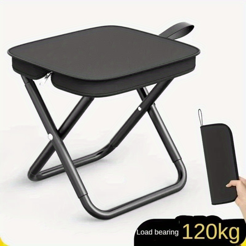 

Iron Alloy Stool For , Camping & - , Portable, -durability 120kg - For And