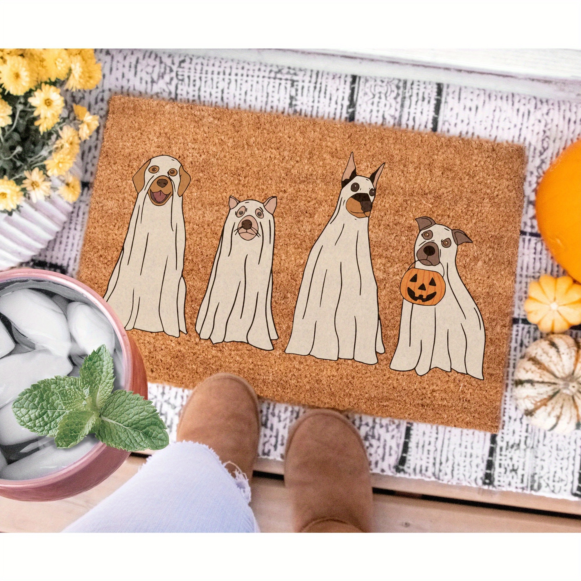 

Dogs Doormat, Funny Doormat, Welcome Mat, Dog Lover, Cute Decor, Fall Doormat, Fall Porch Decor