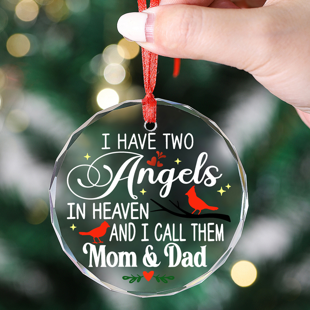 

1pc Christmas Ornament - "mom & Dad" Pendant, & , Non-electric Hanging Decoration For Christmas & New , Universal