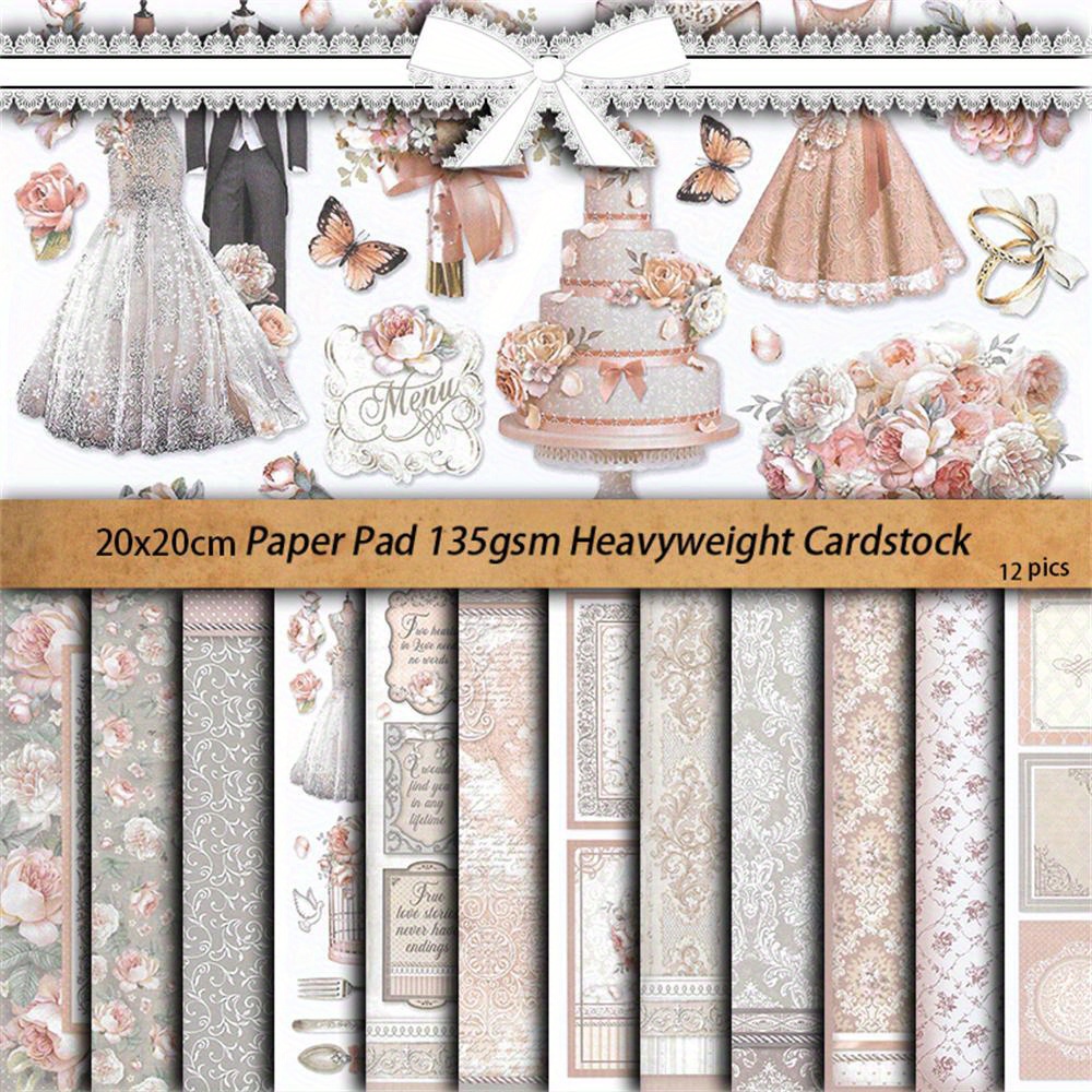 12sheets Large Size And Me Retro Material Paper Journal Decoration Tools Student Stationery Arts Crafts