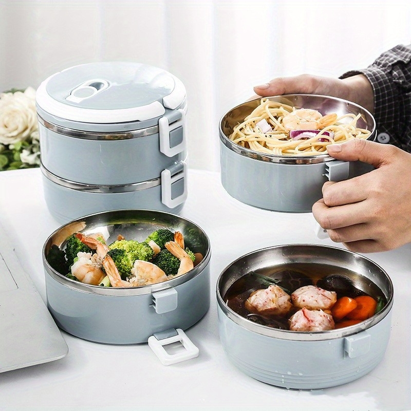 

Stainless Steel Lunch Box Hot Food Soup Storage Vacuum Thermal Jar Containers Lunch Box