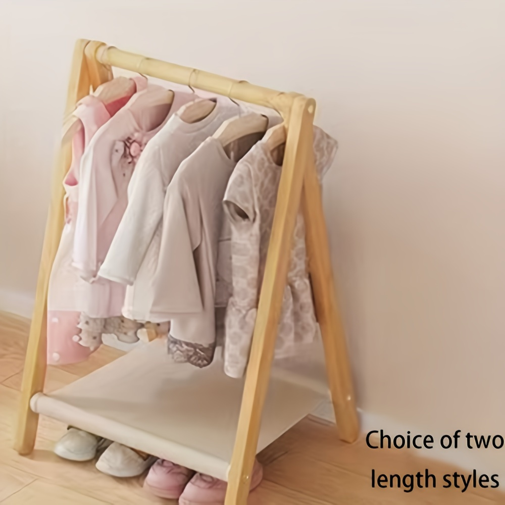 versatile wooden coat rack with shoe storage foldable freestanding design for clothes hats   entryway organization details 0