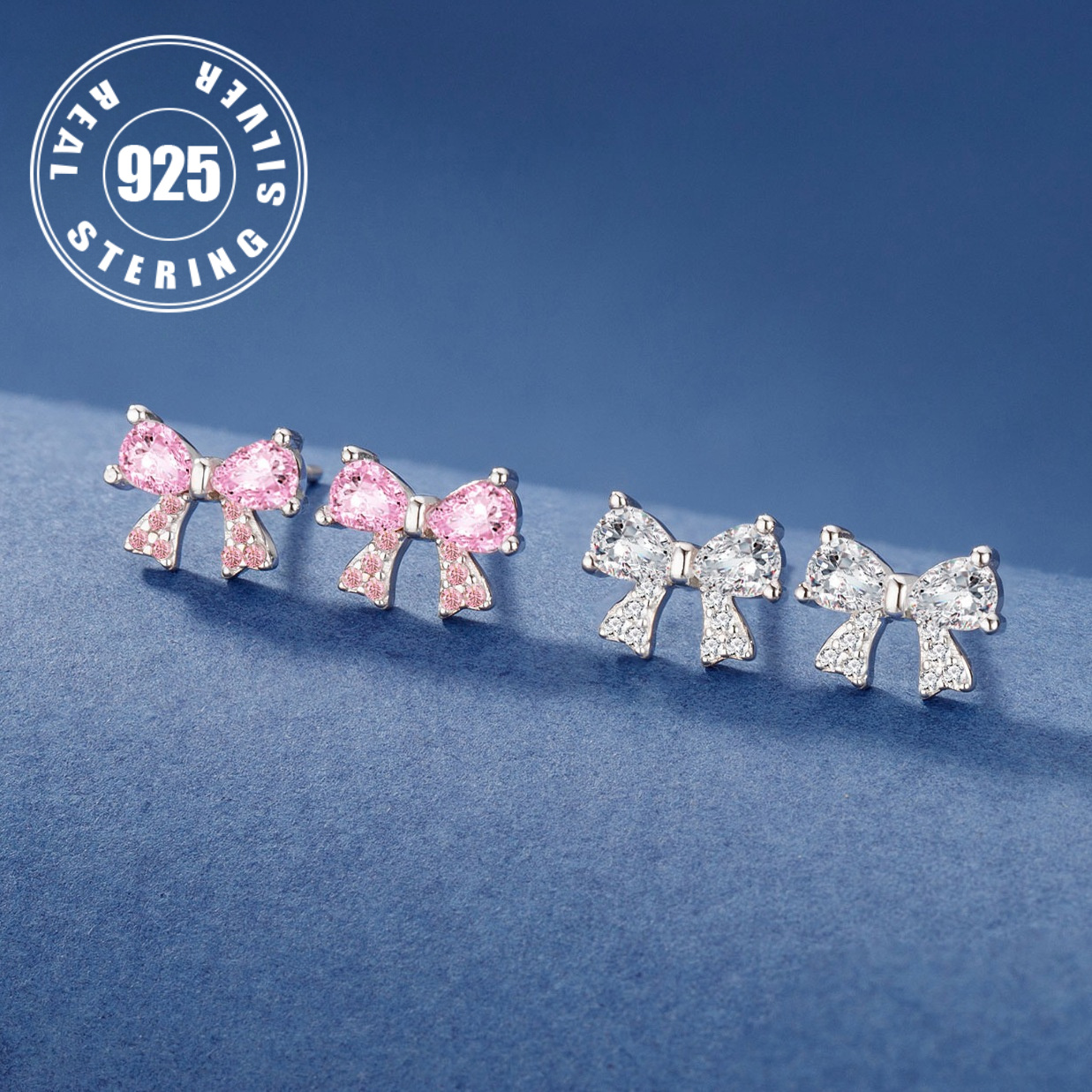 

S925 Sterling Earrings Korean Super Flash Pink Earrings Advanced Design Full Of Water Drop Earrings, Suitable For Daily Wear Or Gifts Wedding.1.15g/0.04oz