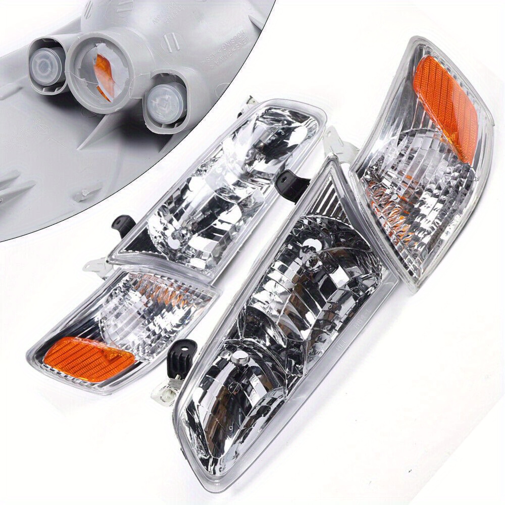 TEMU For 2000-2001 Camry Headlights & Assembly Set