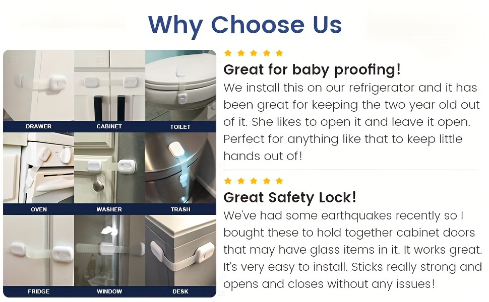 Детские замки и ремни для шкафов, 4 шт., гибкая регулируемая длина, кнопка быстрого снятия, нескользящие, без свинца ABS-материал, прочный клей — безопасное закрепление ящиков и шкафов для дома и детского сада, детали 2