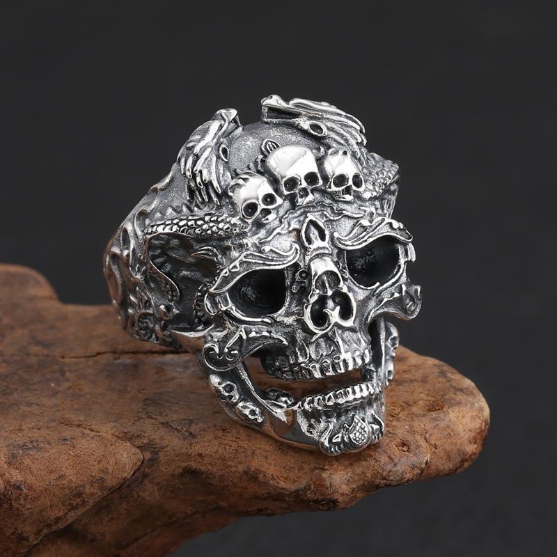 

1 Personalized Exaggerated Domineering Skull For Men Opening