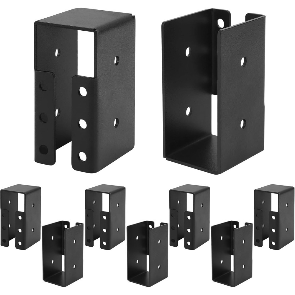 

Concealed Joist Hanger, 24pcs Outdoor Concealed Flange Light Joist Bracket Fit For Standard 2x4 Inch Beam Wood Swing Handrail Fence