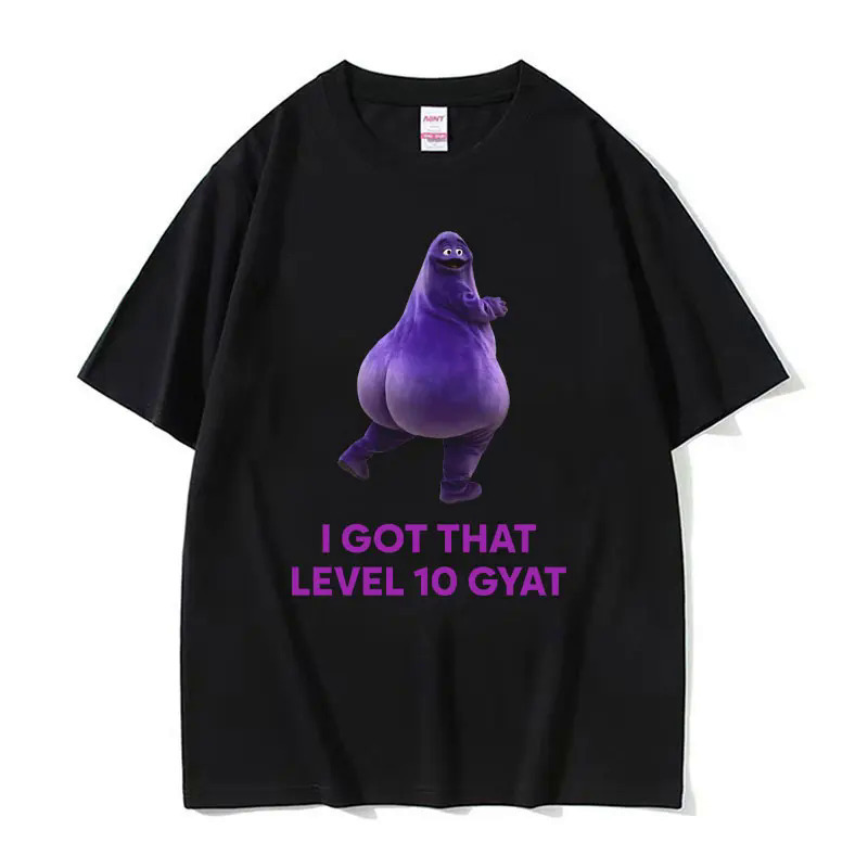 

I , Gyatt Funny Meme T Shirt For Men Women Summer Clothing T-shirt Male Vintage Fashion Oversized T-shirts