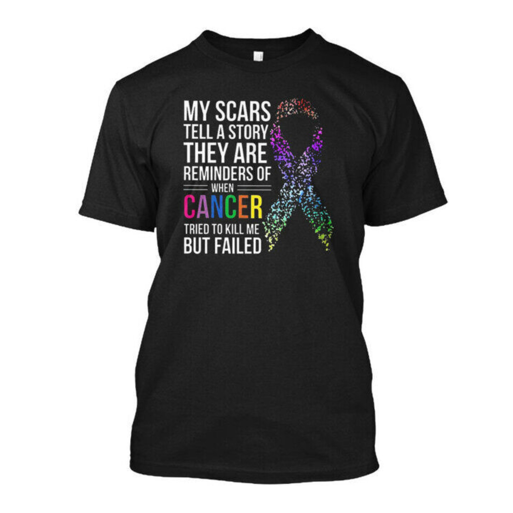 

-my Scar Tells A Story That They Made In The Usa T-shirt Size S