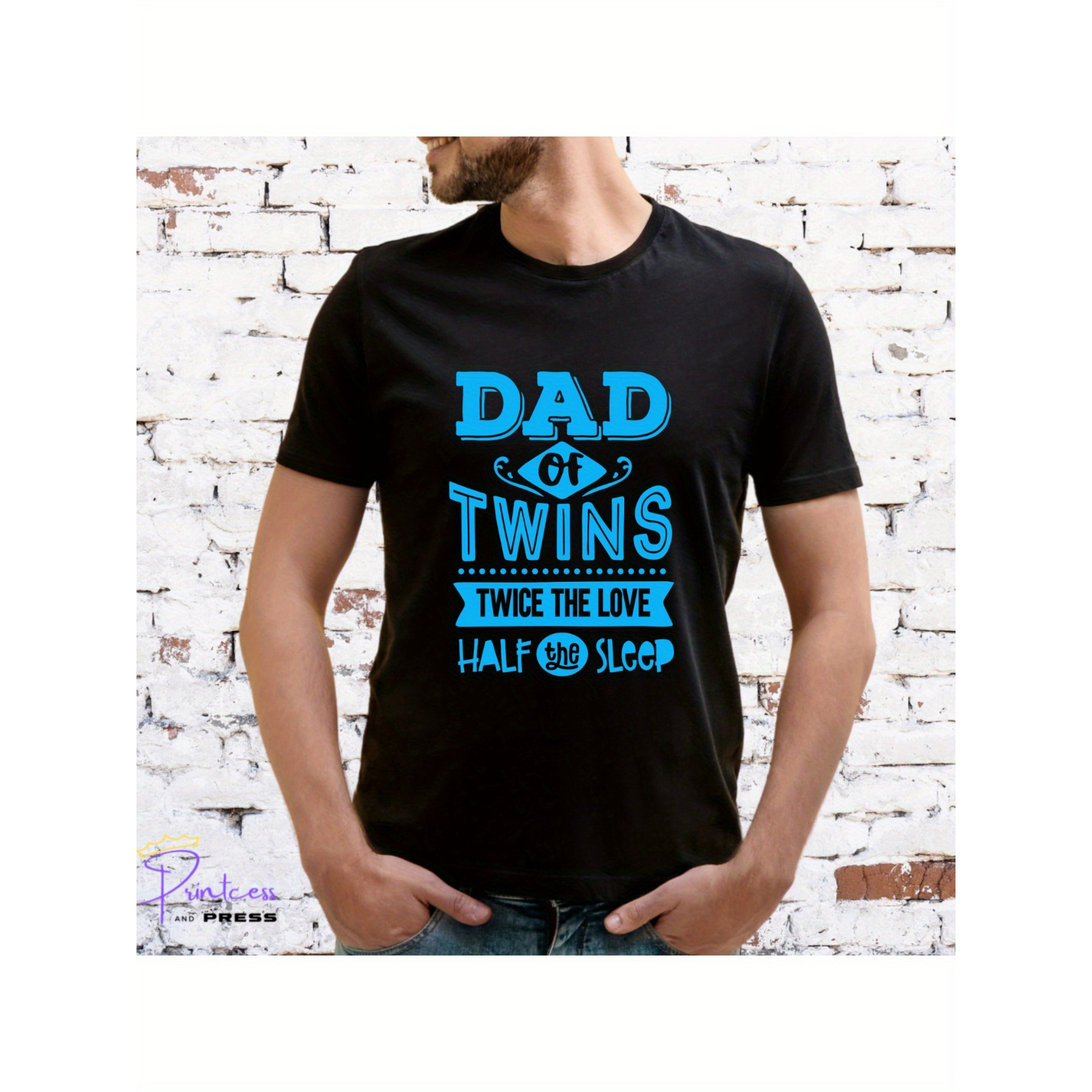 

Dad Of Twins T-shirt, Gift For Him, Dad, Gift, Various Colour Prints